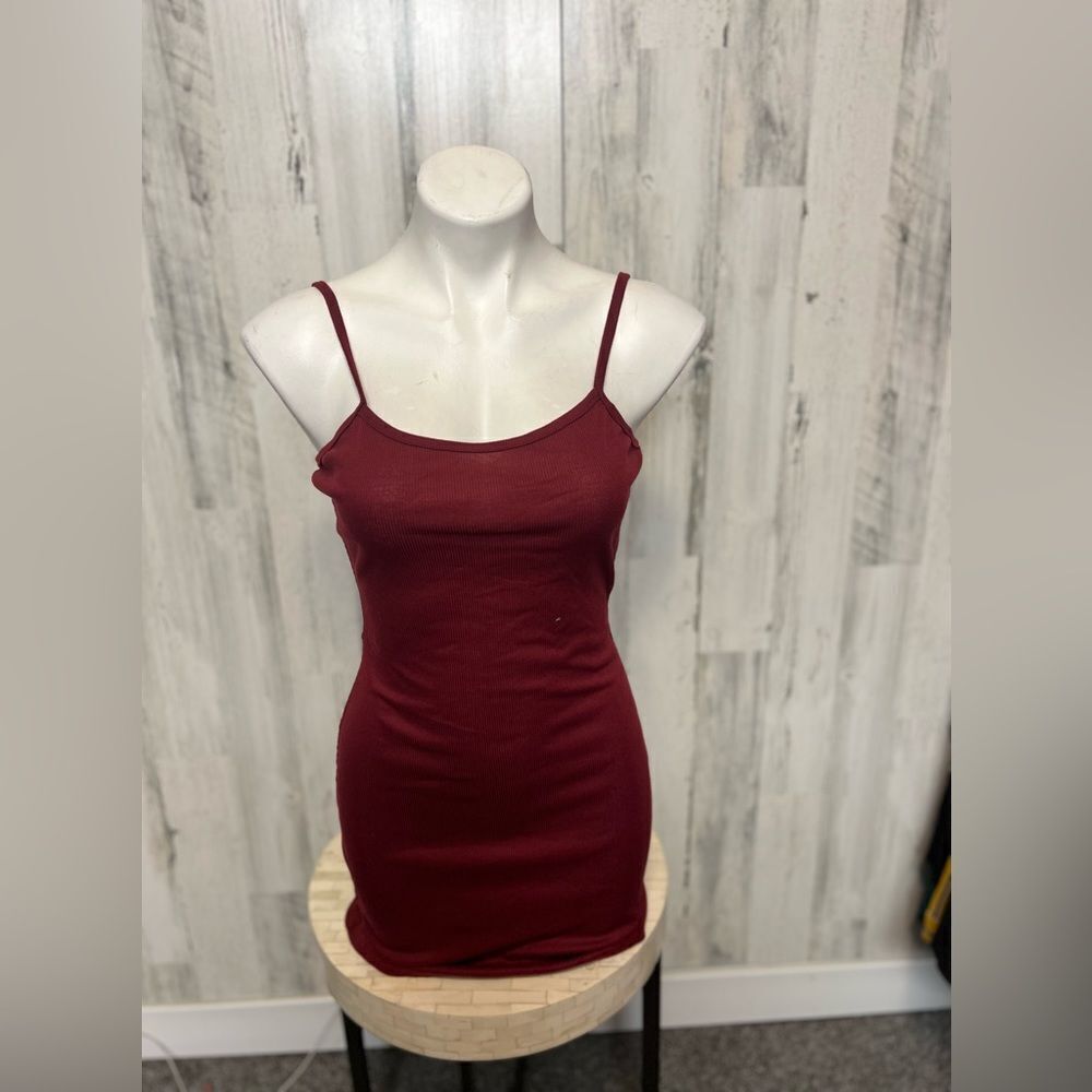 Coco and Shay Burgundy dress